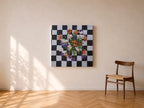 Mae – original acrylic painting on canvas, room view, by Studio Carol