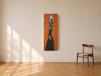 Lima – original mixed media painting, room view, by Studio Carol