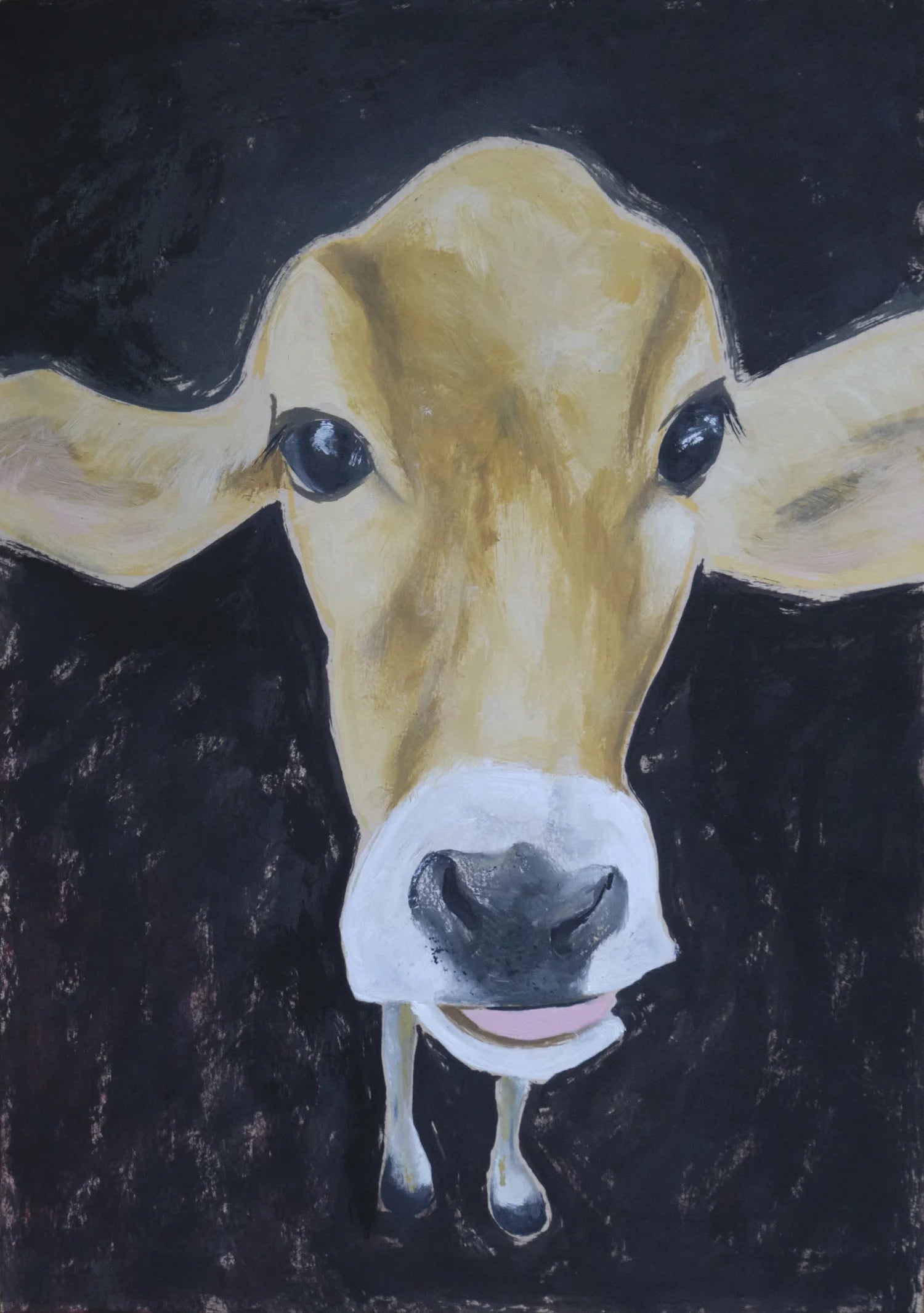 Not Your Mother – original oil painting on paper by Studio Carol