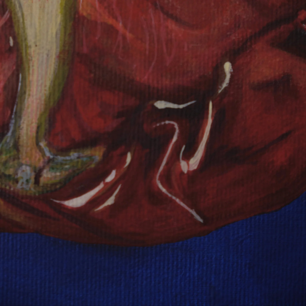 Aenne – original acrylic painting on canvas, detail shot, by Studio Carol
