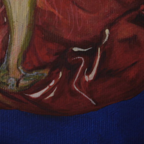 Aenne – original acrylic painting on canvas, detail shot, by Studio Carol